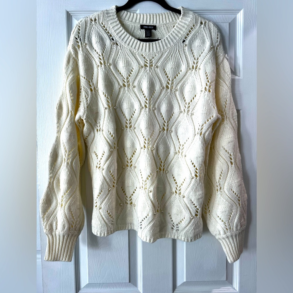 Knit Pearl Sweater